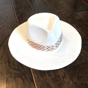 White sun hat
